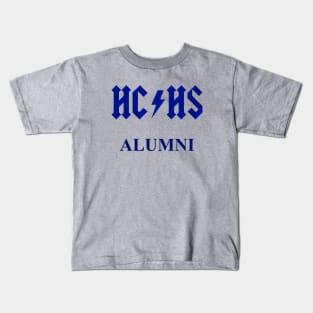 HCHS Alumni (Blue Letters) Kids T-Shirt